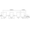 Elk Home Robins 3 - Light Vanity in  Matte Black/Brushed Brass - 3 of 4