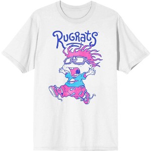 Nick '90s Chuckie Crew Neck Short Sleeve Men's White T-shirt - 1 of 3