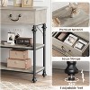 Console Tables for Entryway,  Entryway Table with 2 Drawers, Narrow Sofa Table with Storage Shelves for Living Room, Hallway - 4 of 4