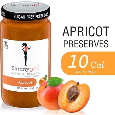 Skinnygirl Sugar Free Apricot Preserves, 10 oz (Pack of 2)