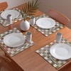 Ninola Design Multicolored Checker Natural Placemats - Deny Designs - image 3 of 3