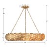 Crystorama Lighting Broche 8 - Light Pendant in  Antique Gold - 2 of 4