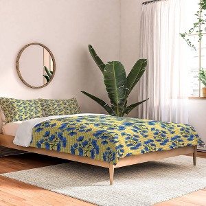 Caroline Okun Swedish Gingham Blooms Comforter Set - Deny Designs - 1 of 3