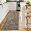 Vintage Washable Area Rug – Non-Slip, Large Boho Indoor Carpet for Bedroom, Living Room, Dining Room, Home Office - 2 of 4