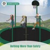 Whisen 14FT Round Trampoline for Kids, Safety Net, Basketball Hoop & Ladder, Easy Assembly Outdoor Play - 4 of 4