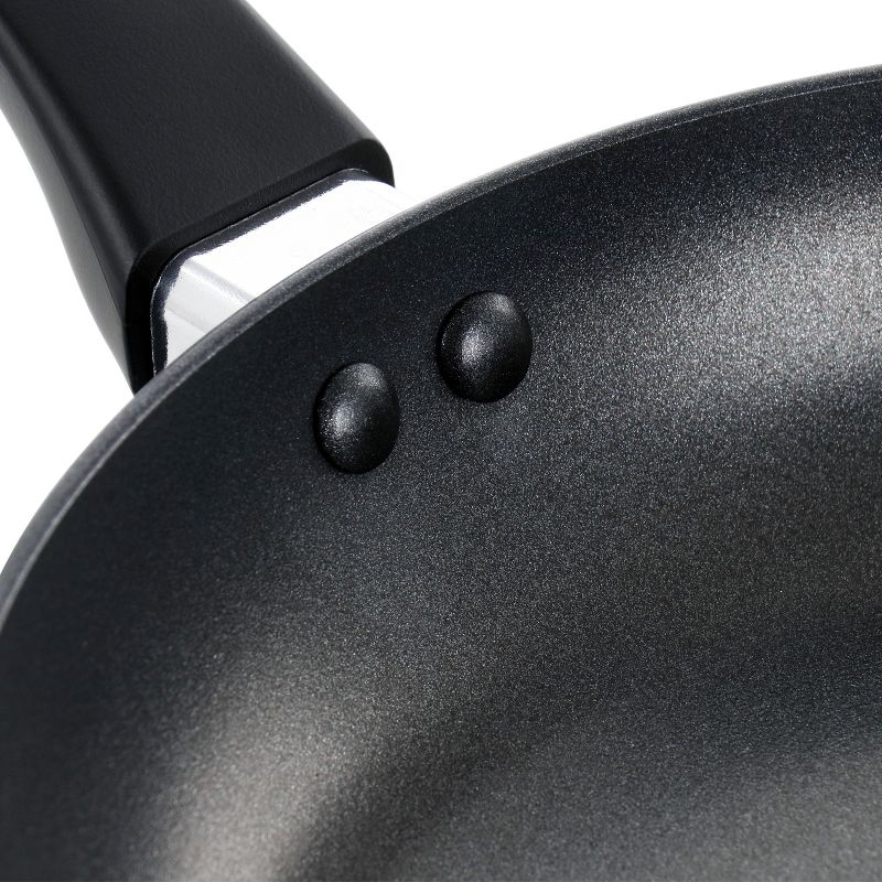 Martha Stewart Everyday Doylestown 10 Inch Nonstick Aluminum Frying Pan in Black, 5 of 7