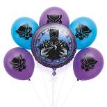 6pc Black Panther Balloon Kit