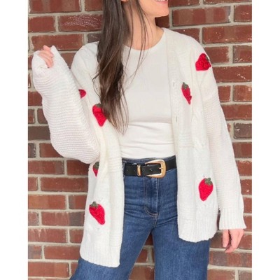 Women's Strawberry Fields Cardigan - LOVE TREE