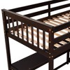 NicBex Full/Twin Loft Bed with Shelves and Under-bed Desk for Kids Teens Adults - 4 of 4
