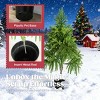 TopComfy Christmas Tree Stands 4ft Artificial Christmas Tree Pot Base Holiday Tree Tabletop Decor for Holiday, Green, 33.49"*10.64"*10.64" - 4 of 4
