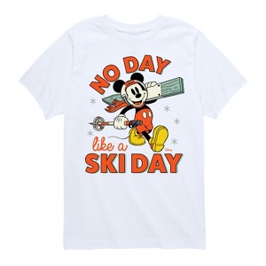 Boys' - Disney - No Day Like A Ski Day Short Sleeve Graphic T-Shirt - 1 of 4