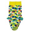 Intricate Geometric Puzzle Socks (Tween Sizes, Small) from the Sock Panda - image 3 of 3