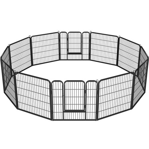 Yaheetech 2 Panels Metal Dog Playpen Fence - 40h : Target