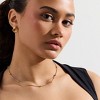EVRY JEWELS WATERPROOF Gold or Silver Plated Perfect Match Necklace - 2 of 3