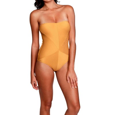 Women's Hannah Bandeau One Piece Swimsuit With Removable Straps - Sauipe