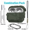 Nakedcellphone Meteorite Series Combo for Apple Airpods Pro 3 - Rugged Case with Stand + Lanyard + Clip + Cleaning Kit - 2 of 4