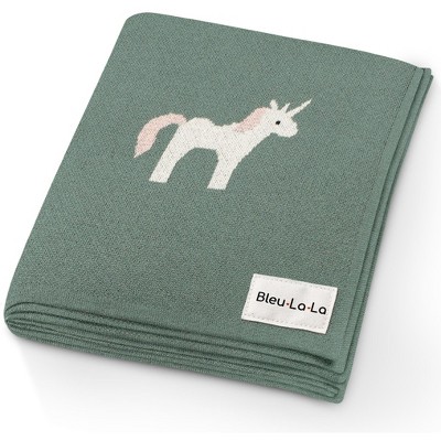 100% Luxury Cotton Soft Knit Swaddle Baby Blanket for Blanket for Newborns and Infants Boys and Girls