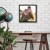 Americanflat 13x13 Picture Frame with Polished Plexiglass - Streamline Collection - Thin Square Picture Frame for Wall Display - Black - 4 of 4