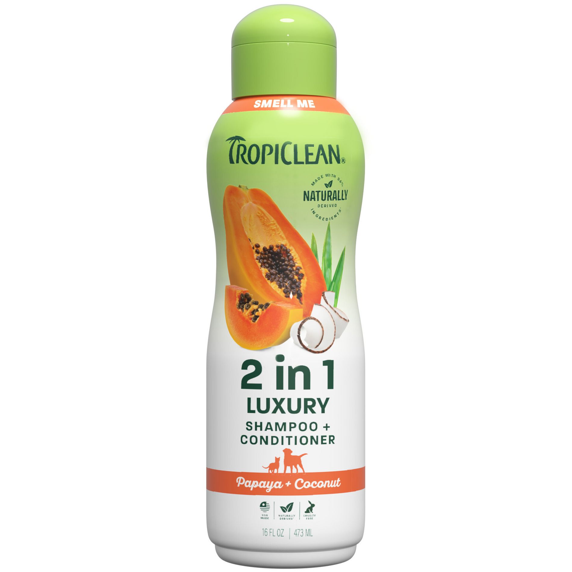 TropiClean 2-in-1 Dog Shampoo - 16oz