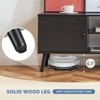 Bestier TV Stands for 55/60 inch TV, Entertainment Center with Open Storage Shelves, Modern TV Consoles Cabinet for Living Room, Bedroom - 2 of 4