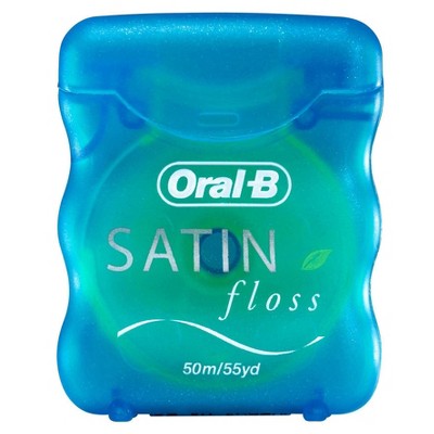 Oral-B Complete SatinFloss Dental Floss Mint - 50m/2pk : Target