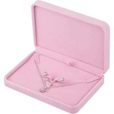 Large Jewelry Set Box, Necklace and Ring Earring Pendant Gift Box, Pearl Necklace Storage Case
