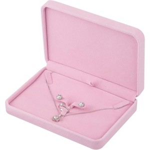 Large Jewelry Set Box, Necklace and Ring Earring Pendant Gift Box, Pearl Necklace Storage Case - 1 of 4