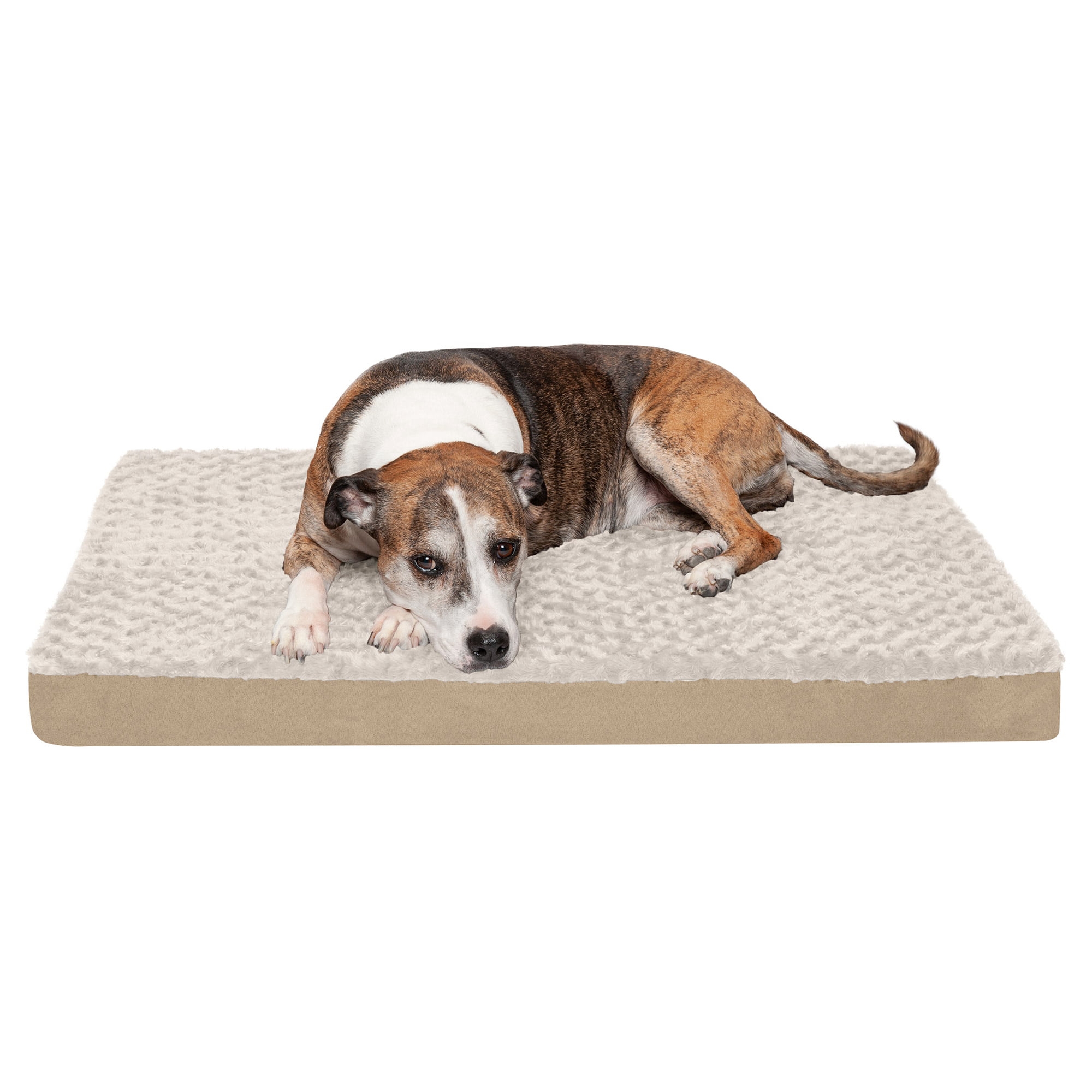 FurHaven Ultra Plush Deluxe Orthopedic Dog Bed - Large, Cream