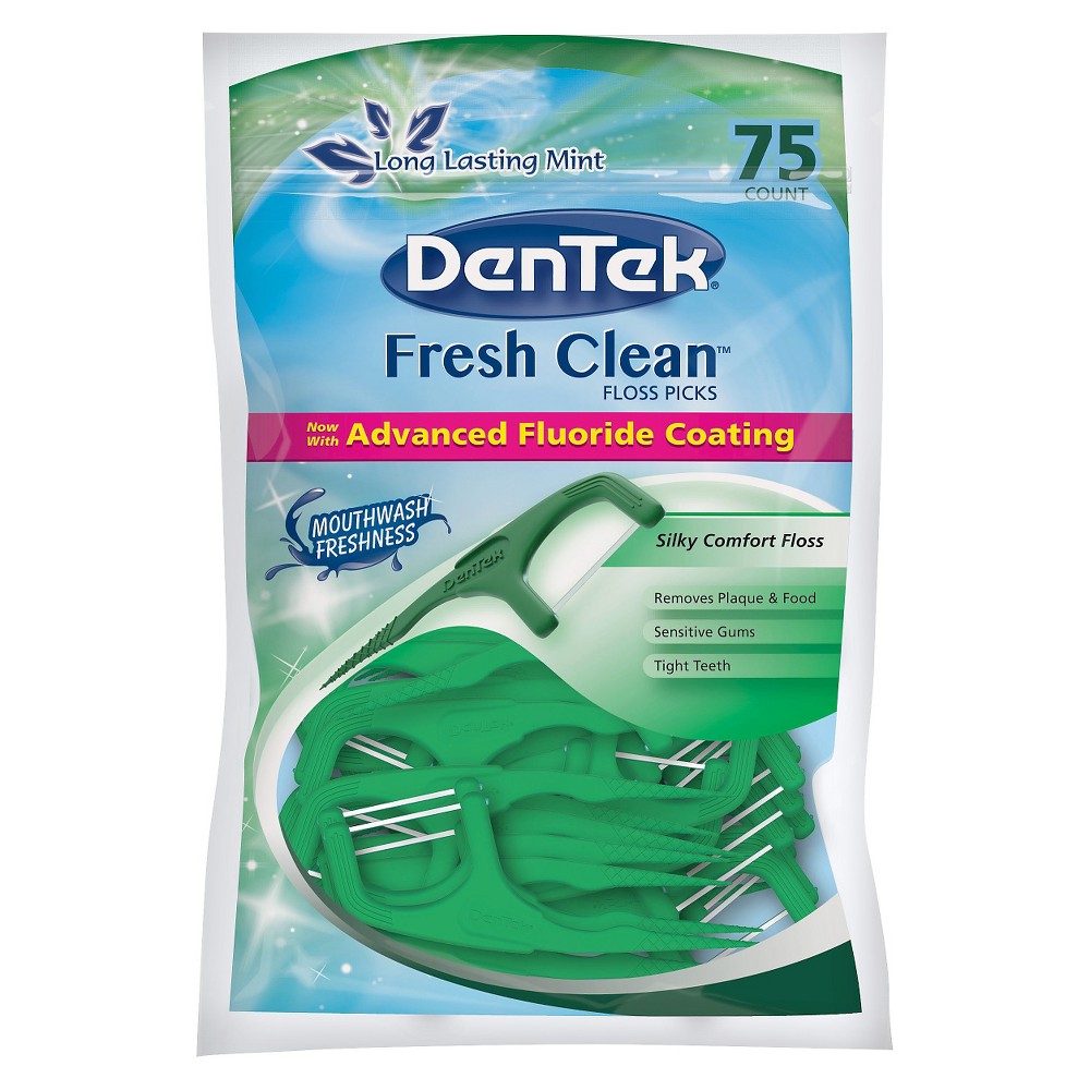 UPC 047701002575 product image for Dentek Fresh Clean Floss Picks - 75ct | upcitemdb.com