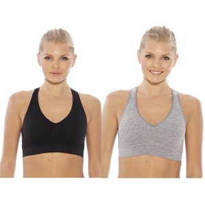 Just Intimates Racerback Sports Bra (Pack of 2) - 1 of 2
