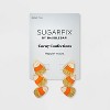 SUGARFIX by BaubleBar 'Corny Confections' Statement Halloween Earrings - Orange - image 3 of 3