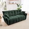 2 Seater Modern Chenille Sofa with High-Resilience Foam Cushions, Tufted Upholstered Sofa Couch, Contemporary Loveseat with Wood Base-Koiai - 2 of 4