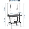 36" Foldable Dog Grooming Table with Adjustable Arms, Noose & Mesh Tray, 330LBS Static, for Small and Large Dogs - 4 of 4