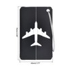 Unique Bargains Aluminium Lightweight Backpack Identifier Card Luggage Tags 5 Pcs - 2 of 4
