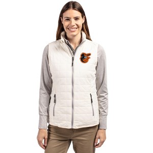 Baltimore Orioles Cutter & Buck Rainier PrimaLoft® Womens Eco Insulated Full Zip Puffer Vest - 1 of 1