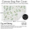 Sweet Jojo Designs Dog Crate Bottom Tray Pan Cover 36in. Botanical Green and White - 4 of 4