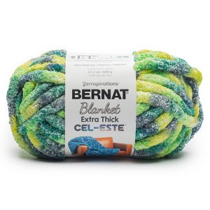 Bernat Blanket Extra Thick Cel-Este 12 pack-Orion Green - 1 of 4
