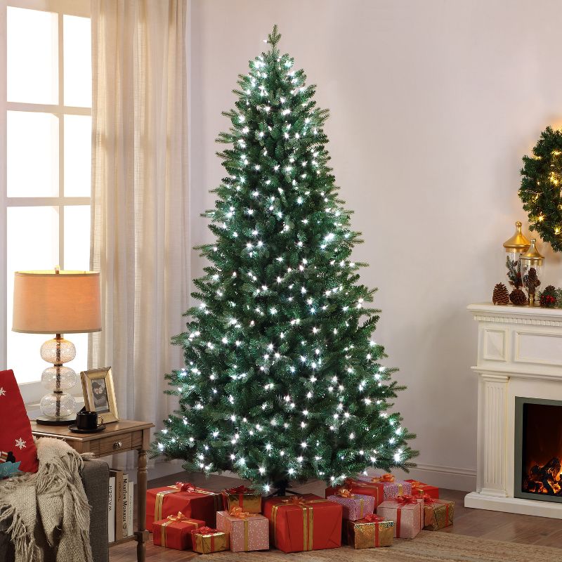 7.5' Alexa Enabled RGB LED Illuminated Christmas Tree – Mr. Christmas, 3 of 12