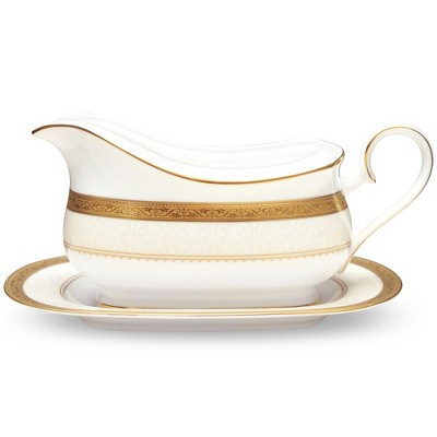 Noritake Odessa Gravy Boat with Tray