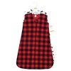 Hudson Baby Infant Boy Thermal Sleeveless Sleeping Bag 2pk, Buffalo Plaid Moose - 2 of 4