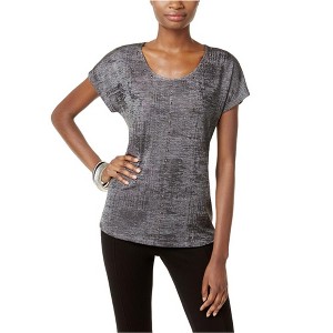 I.N.C International Concepts Womens Studded Pullover Blouse, Grey, Small - 1 of 1