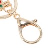 Unique Bargains Christmas Keychain Double Ring Lobster Clasp Zinc Alloy Multi-colored 3.15" 1 Pc - 3 of 4