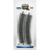 Bachmann Trains - Snap-Fit E-Z TRACK RADIUS CURVED TRACK (4/card) - NICKEL SILVER Rail With Gray Roadbed - HO Scale - 2 of 2