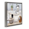 Stupell Industries Bathroom Farmhouse Style Tub, 18" x 18" - 3 of 4