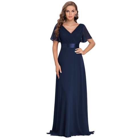 Navy Plus Size Evening Dress Target