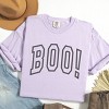 Simply Sage Market Embroidered Boo Arched Garment Dyed Tee - 3 of 4