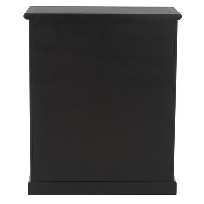 Maralah Black Solid Wood 5-Shelf Cube Bookcase