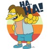 Men's The Simpsons Nelson Laugh Long Sleeve Shirt - 2 of 4