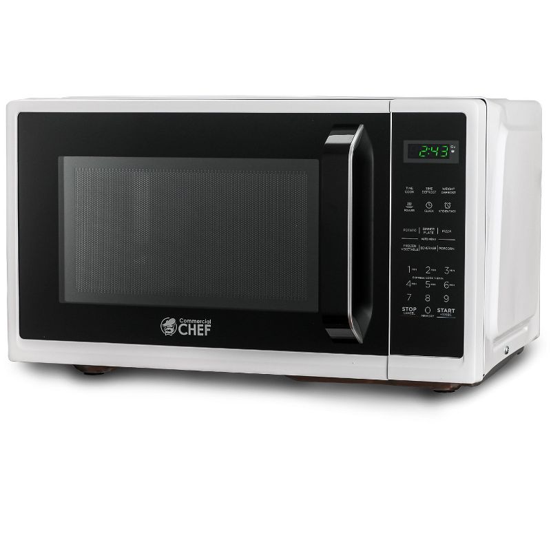 COMMERCIAL CHEF Countertop Microwave Oven 0.9 Cu. Ft. 900W, 1 of 9