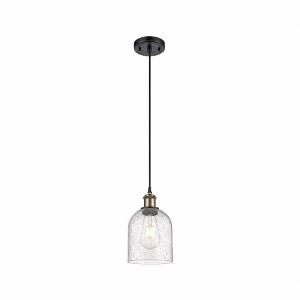 Bella - 1 Light Cord Hung Mini Pendant In Industrial Style-9.5 Inches Tall and 5.5 Inches Wide - 1 of 1